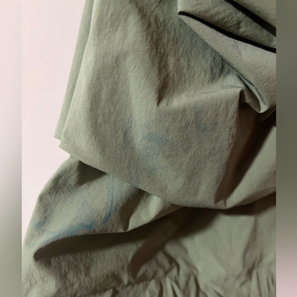 Green Ruched Cargo Pants - Picture 6 of 10